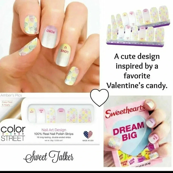 Color Street Sweet Talker FDF250 Factory Sealed Valentine's Day - Picture 1 of 6